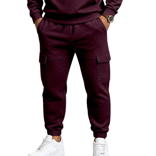 Herren Cargo-Jogginghose mit aufgesetzten Klappentaschen und elastischem Bündchen Shop Nory