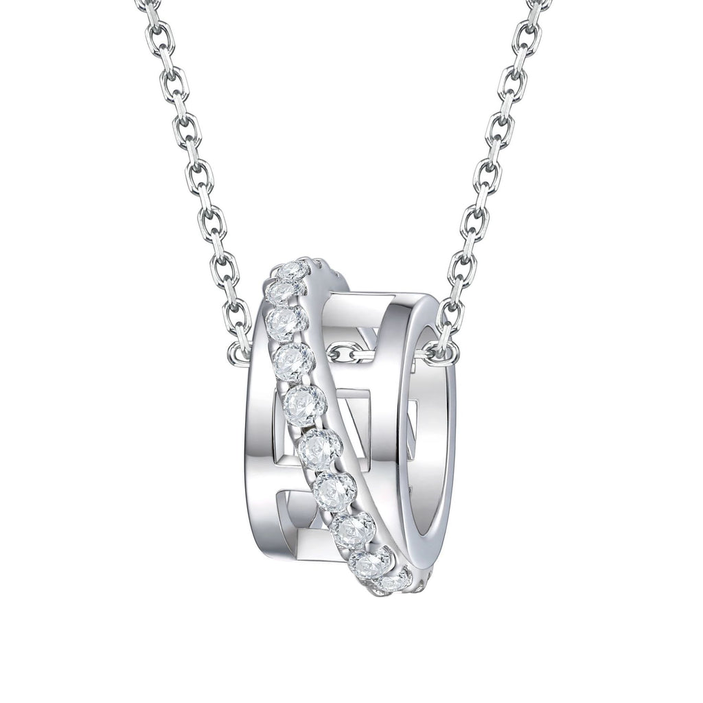 Damen Anhänger mit elegantem Perlenmotiv und kunstvollen Zirkonia-Akzenten Shop Nory