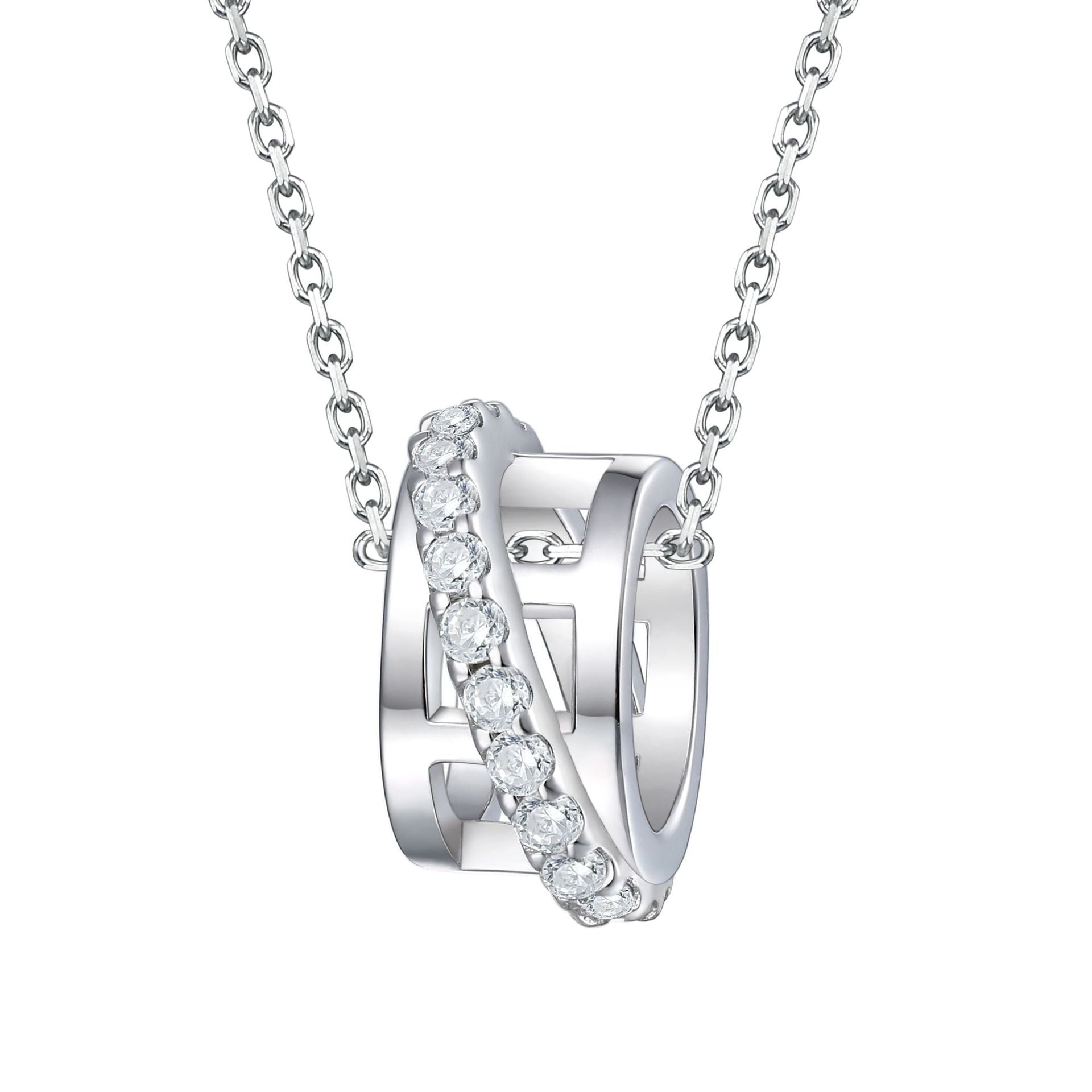 Damen Anhänger mit elegantem Perlenmotiv und kunstvollen Zirkonia-Akzenten Shop Nory