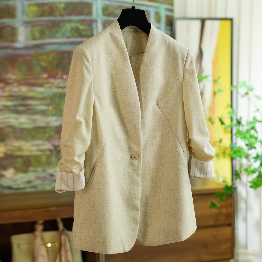 Damen Modischer Blazer mit leicht strukturierter Oberfläche Shop Nory