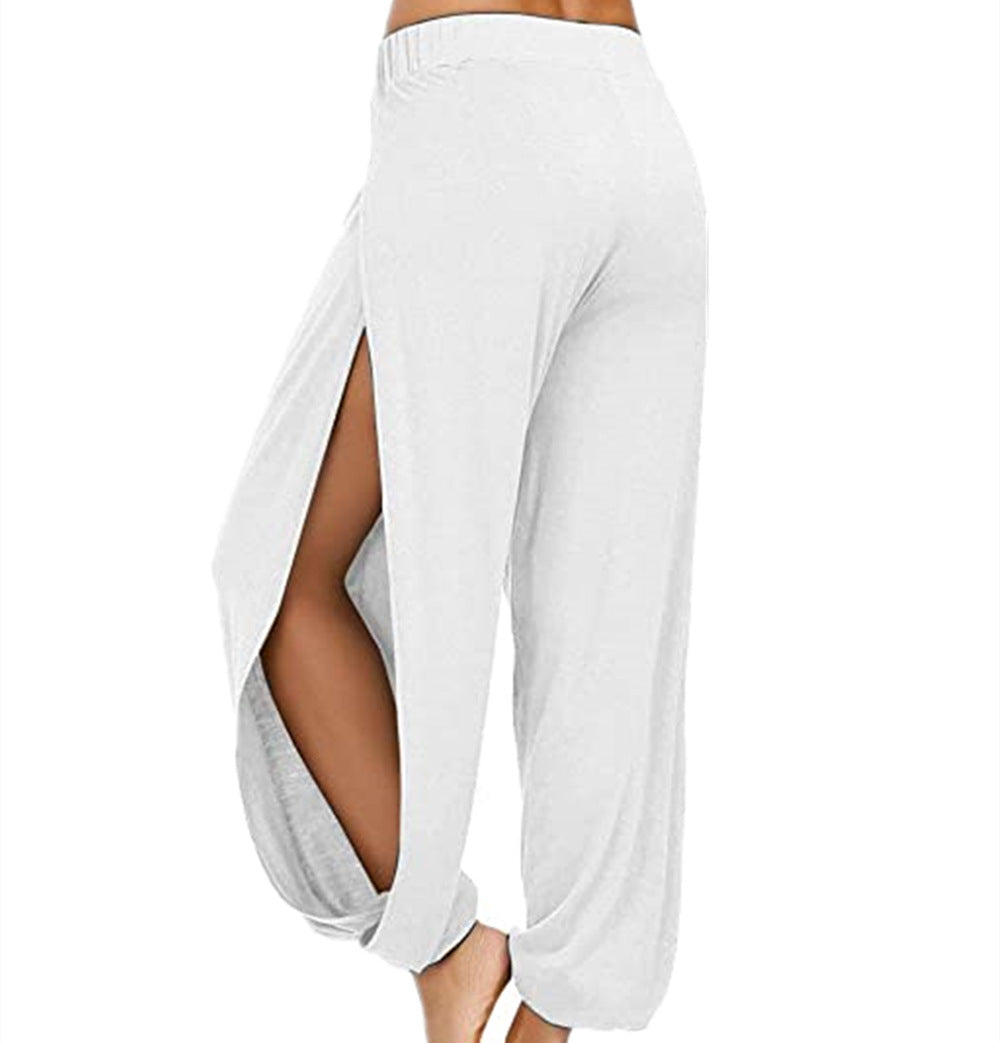 Damen luftige Freizehhose mit seitlichen Schlitzen Shopnory