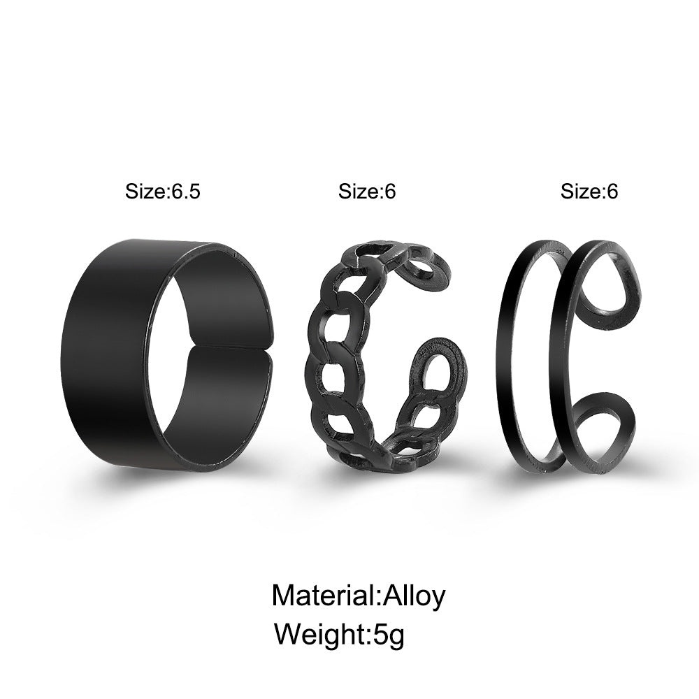 Damen Ring-Set mit einzigartigem Design und modernen Akzenten Shop Nory