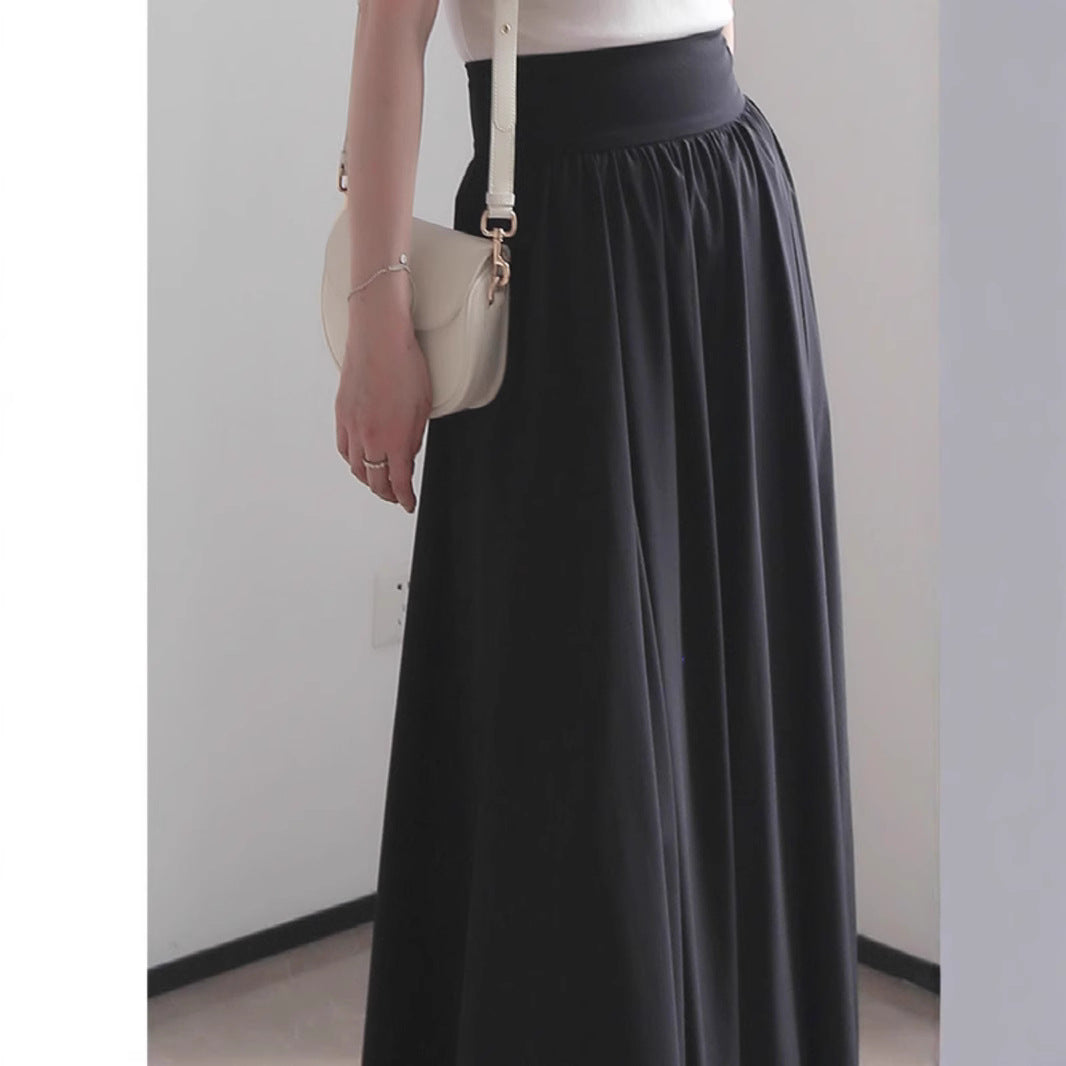 Damen Eleganter Maxi-Rock mit fließendem Schnitt Shop Nory