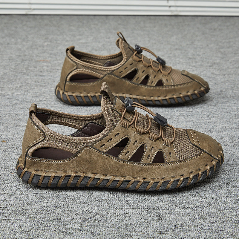Herren Atmungsaktive Outdoor-Schnellschnürsandalen