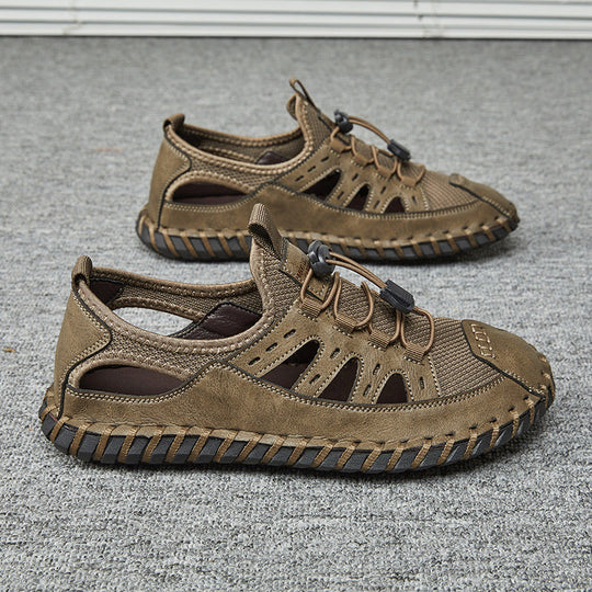 Herren Atmungsaktive Outdoor-Schnellschnürsandalen