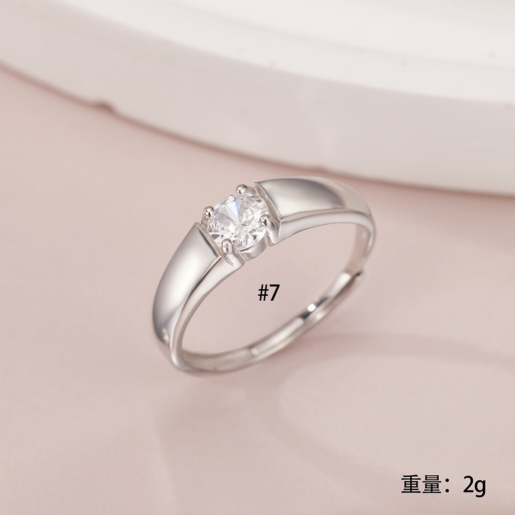 Damen eleganter Ring mit funkelndem Zirkonia Shop Nory