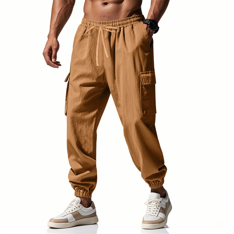 Herren Cargo-Hose mit elastischem Bund und praktischen Seitentaschen