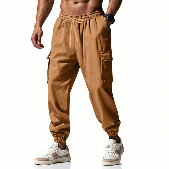Herren Cargo-Hose mit elastischem Bund und praktischen Seitentaschen