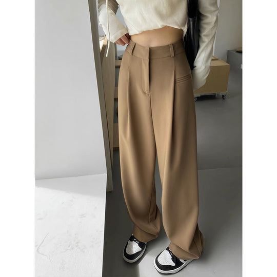 Damen Modische und bequeme Hochtaillierte Palazzo-Hose Shop Nory