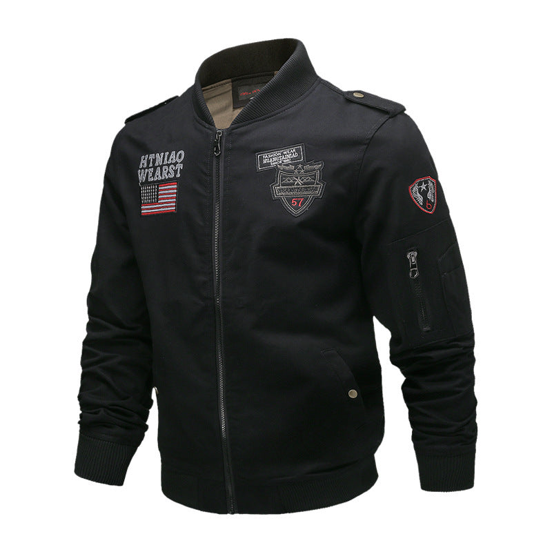 Herren Militärische Freizeitjacke Shop Nory