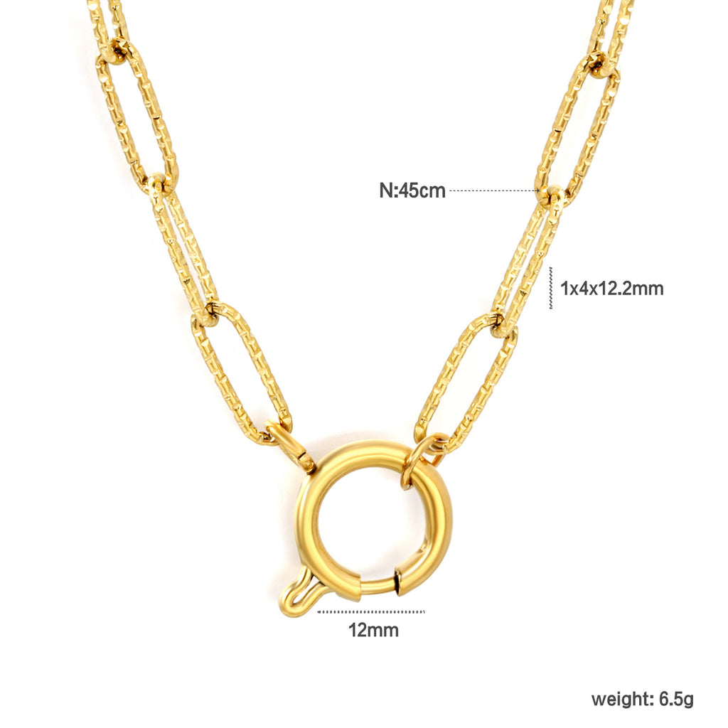 Damen Anhänger mit natürlichem Stein und goldenem Akzent Shop Nory