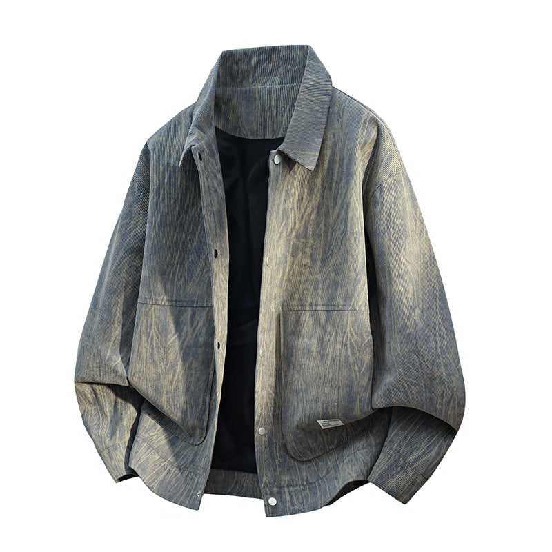 Herren Modische Übergangsjacke mit hohem Kragen Shop Nory