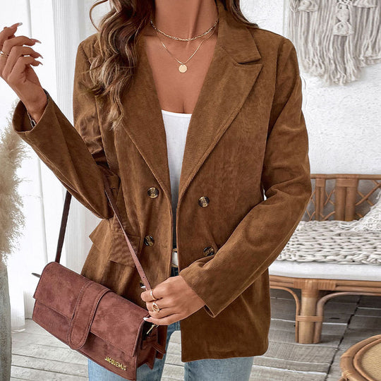 Damen Eleganter Cordblazer Shop Nory