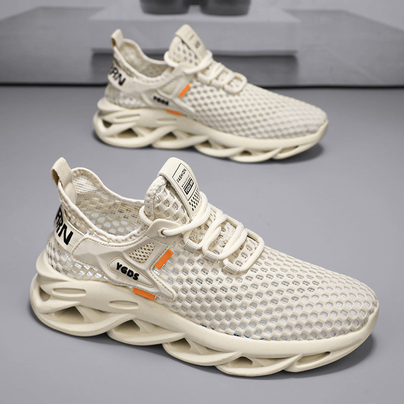 Herren Atmungsaktiver Knit-Sneaker mit elastischem Einstieg und skulpturaler Hohlkammer-Sohle Shopy Nory