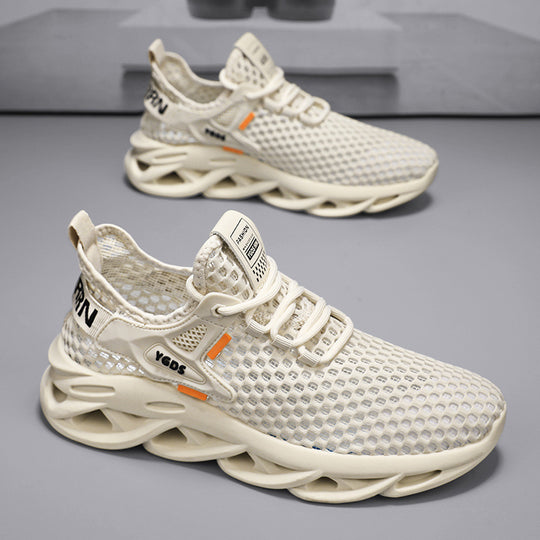 Herren Atmungsaktiver Knit-Sneaker mit elastischem Einstieg und skulpturaler Hohlkammer-Sohle Shopy Nory