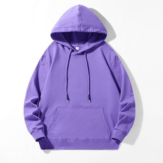 Unisex Locker geschnittener Kapuzenpullover aus Baumwollmix mit Kängurutasche und Kordelzug Shop Nory