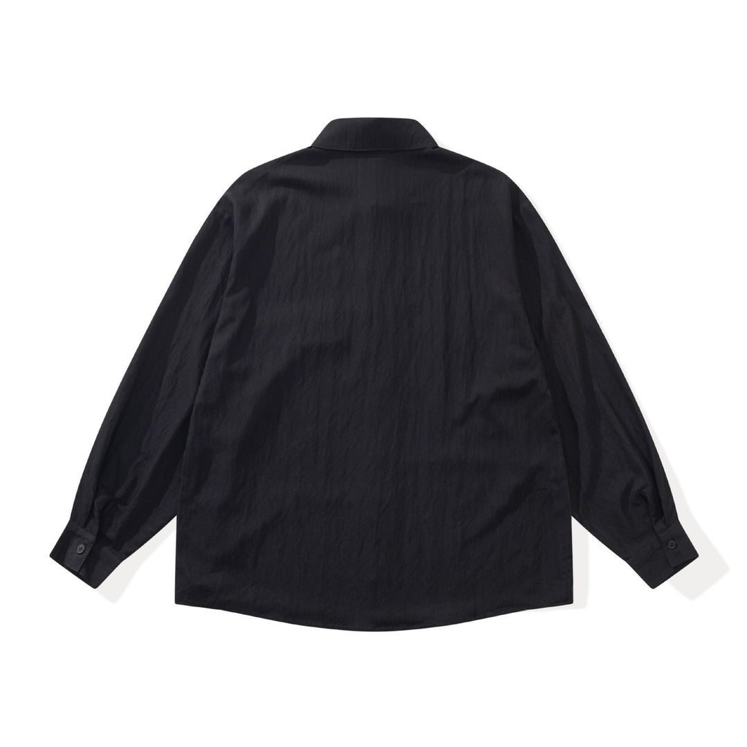 Unisex Oversized Hemdjacke im Patchwork‑Design Shop Nory