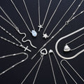 Damen Halsketten-Set mit eleganten Anhängern und funkelnden Designs Shop Nory