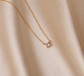 Damen Halskette mit funkelndem Zirkonia-Anhänger und zartem Kettendesign Shop Nory