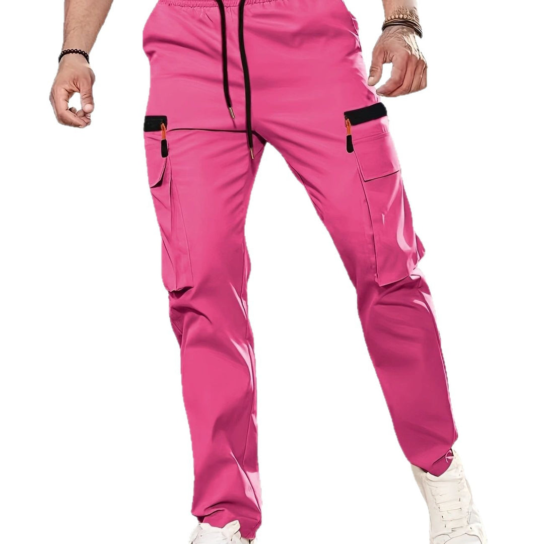 Herren Tapered Cargojogginghose mit elastischem Bund, Tunnelzug & Multifachtaschen Shop Nory