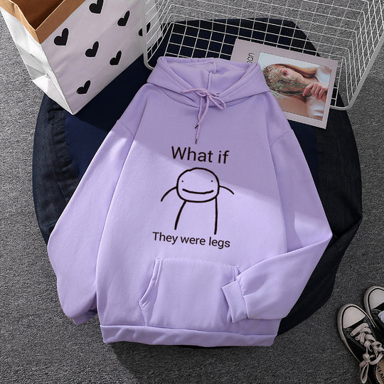 Damen nan Kapuzenpullover mit minimalistischer Grafik, lockerer Oversize-Passform und Kängurutasche Shop Nory