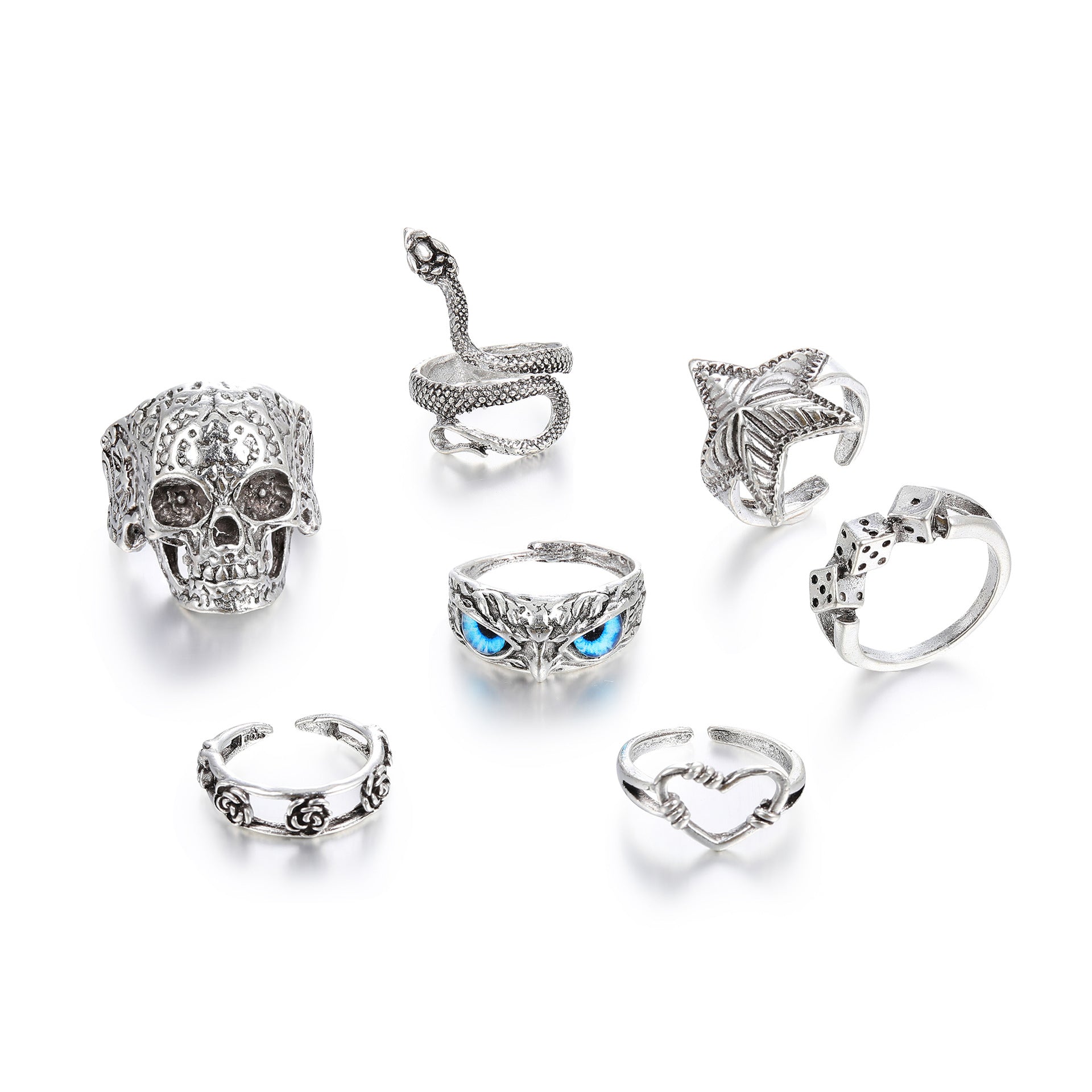Damen Ring-Set mit kreativen und einzigartigen Designs Shop Nory