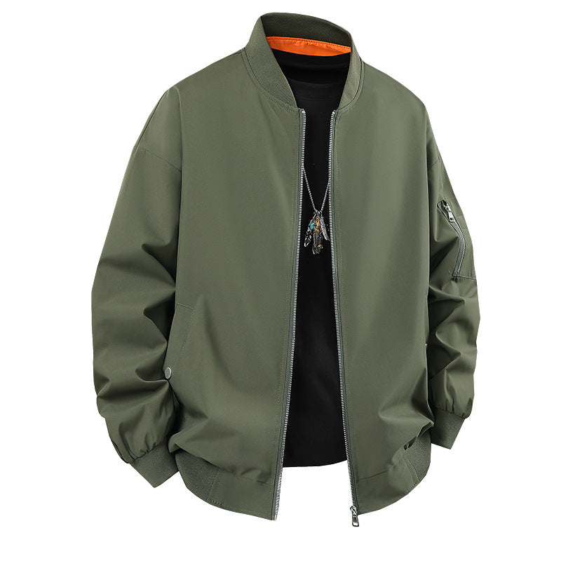 Herren Freizeitjacke mit hohem Kragen und praktischen Taschen Shop Nory