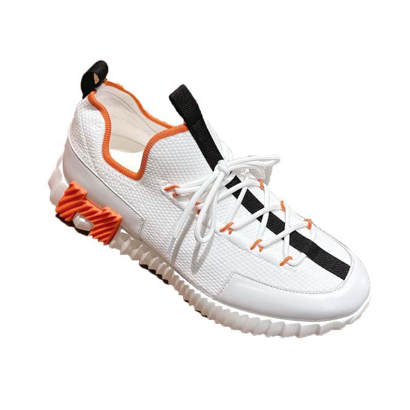 Damen Sportliche Sneakers mit elastischer Strickoberfläche und rutschfester Sohle