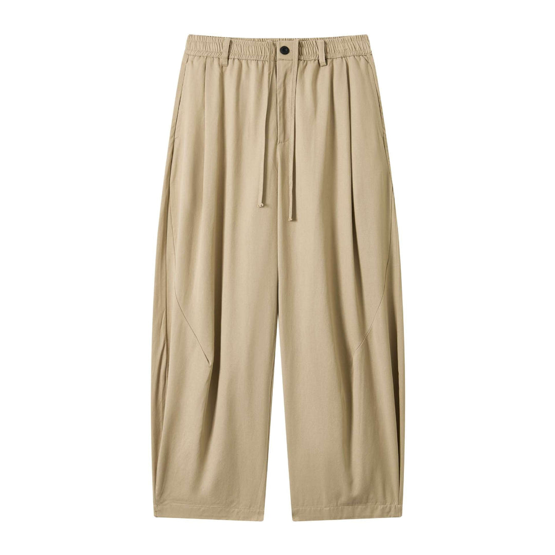 Damen weite Culotte-Hose mit elastischem Bund und Tunnelzug Shop Nory