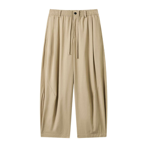Damen weite Culotte-Hose mit elastischem Bund und Tunnelzug Shop Nory