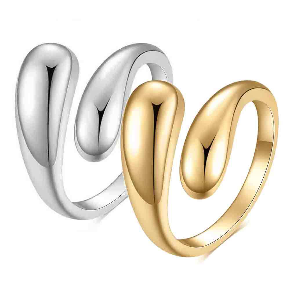 Damen Ring im modernen, geschwungenen Design Shop Nory
