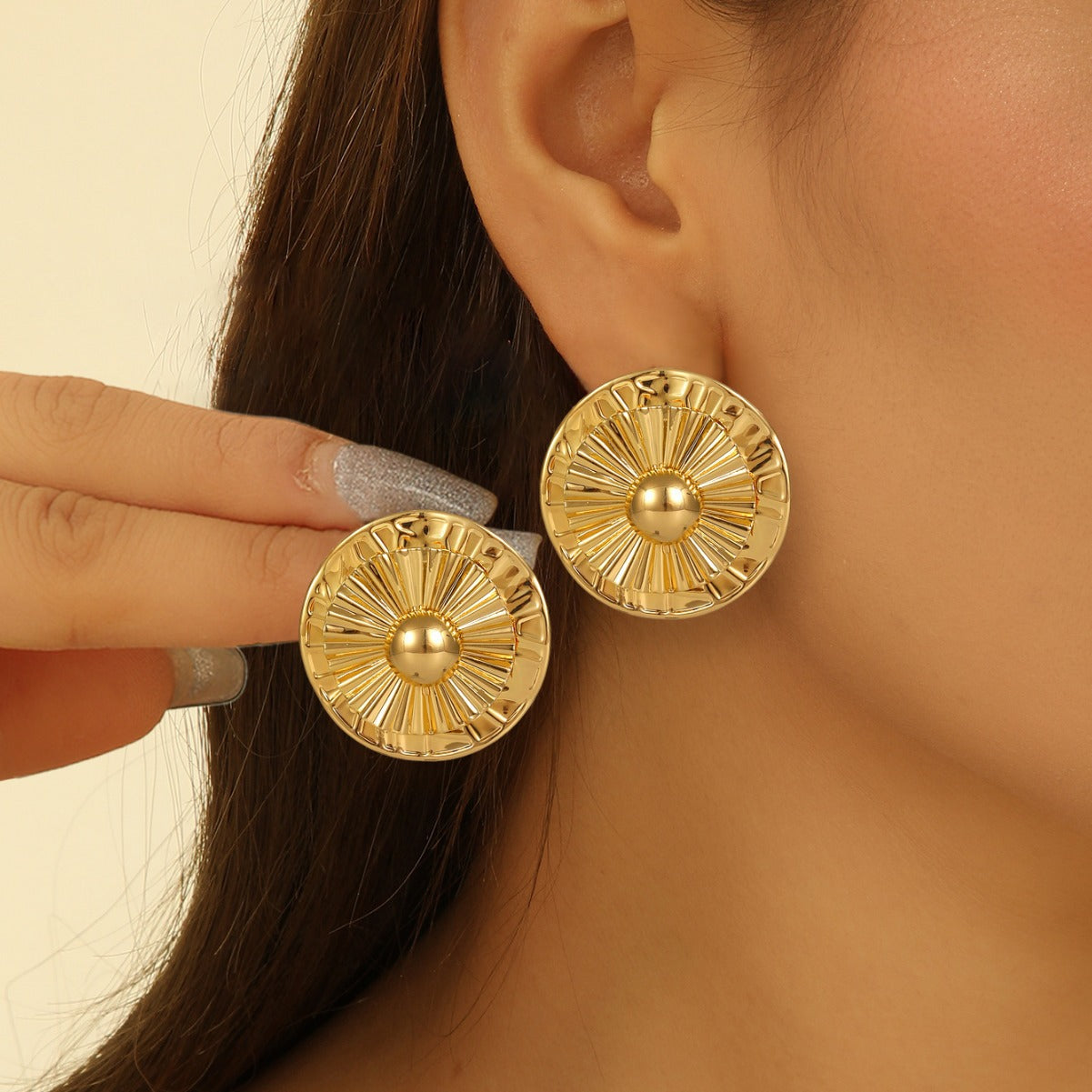 Damen Ohrringe im exklusiven Sonnenblumen-Stil Shop Nory
