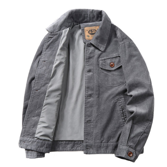 Herren Baumwoll-Cordjacke im Worker-Blouson mit leichtem Innenfutter Shop Nory