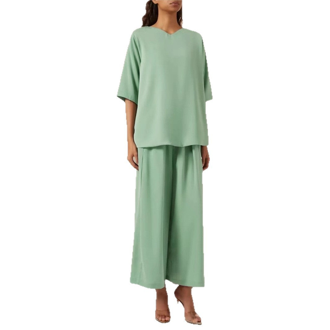 Damen Fließender Maxi-Kaftan-Mantel mit offenem Vorderteil und minimalistischem Stehkragen Shop Nory
