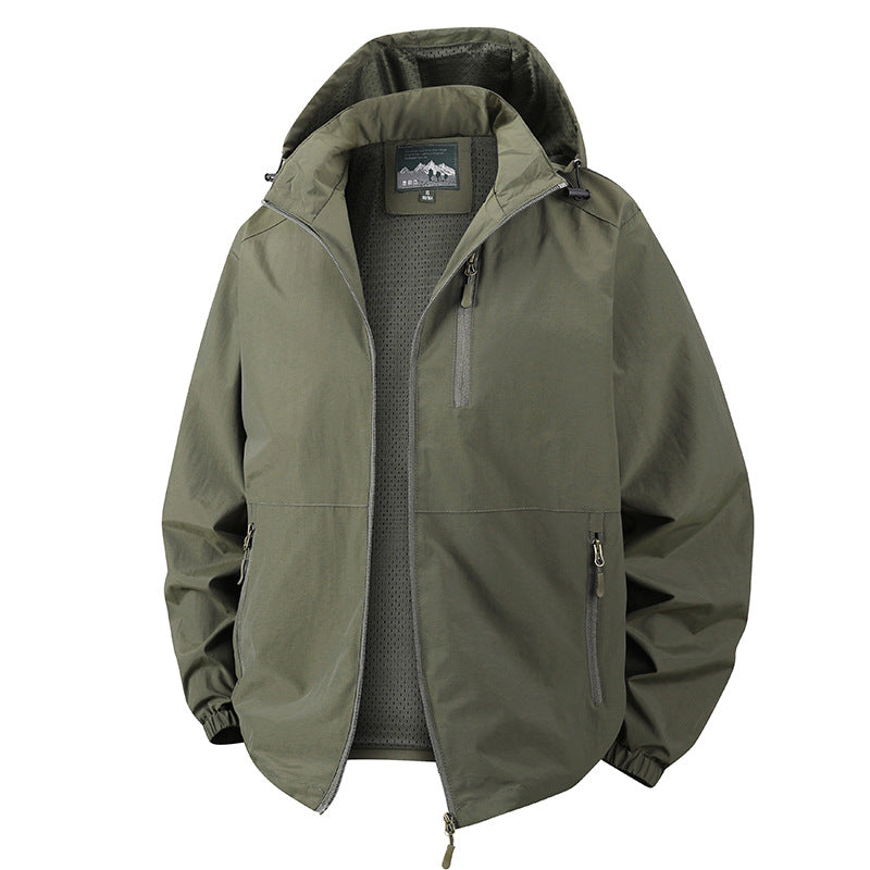 Herren Leichte Winddichte Outdoorjacke Shop Nory