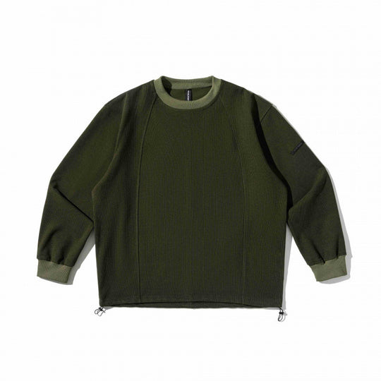 Unisex Strukturiertes Oversize-Sweatshirt mit Kordelzugbund und Raglanärmeln Shop Nory