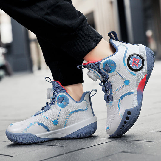 Herren Sportlicher Basketball-Low-Top mit BOA-Verschluss und gedämpfter Cupsohle Shopy Nory