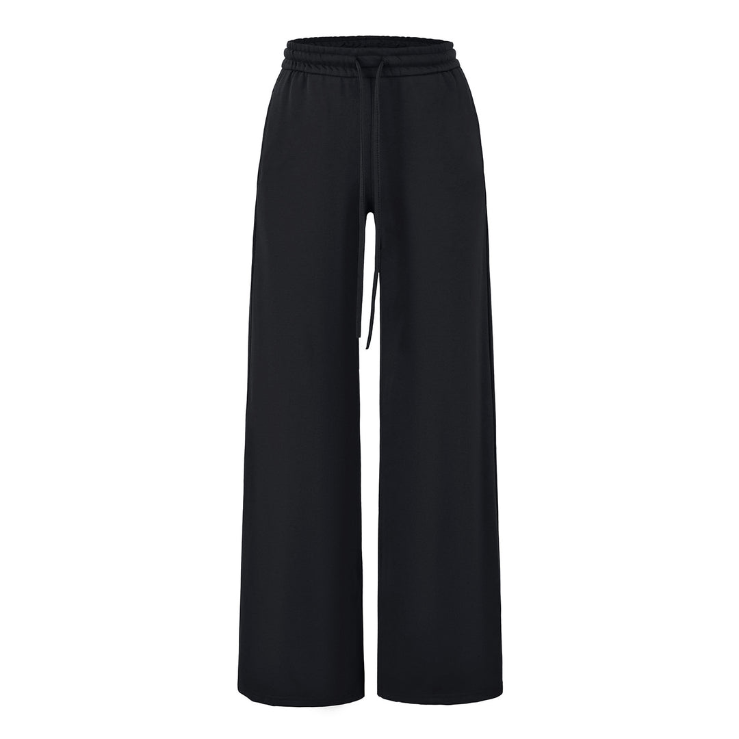 Damen Weite Lounge-Hose mit hohem elastischen Bund und Kordelzug Shop Nory