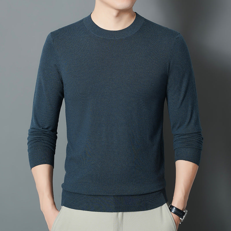 Herren Feiner Rundhalspullover aus Feinstrick mit schmaler Silhouette Shop Nory