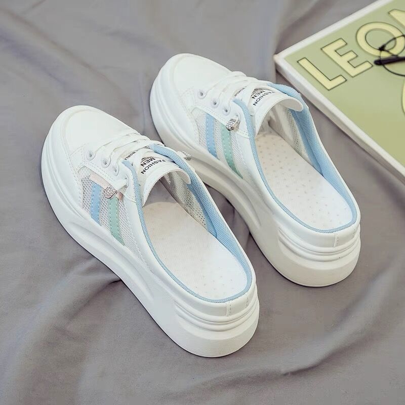 Damen Slip-On Sneakers mit atmungsaktiver Netzstruktur und bequemer Sohle