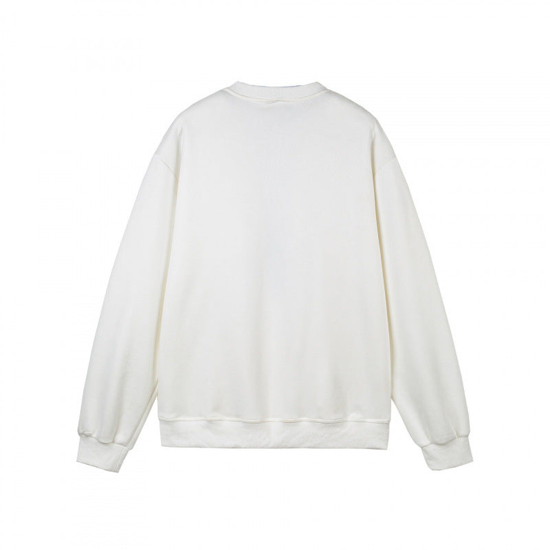Damen Oversize-Sweatshirt mit integriertem Hemdkragen‑Einsatz und tiefem V‑Ausschnitt Shop Nory