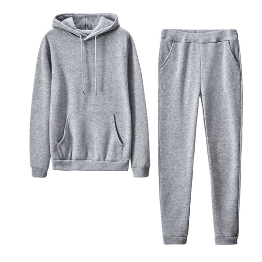 Damen nan Cozy-Loungewear-Set mit oversized Hoodie, Kängurutasche und schmaler Highwaist-Jogginghose Shop Nory