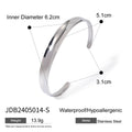 Damen Offenes Armband aus hochwertigem Edelstahl mit hypoallergenen und wasserfesten Eigenschaften Shop Nory