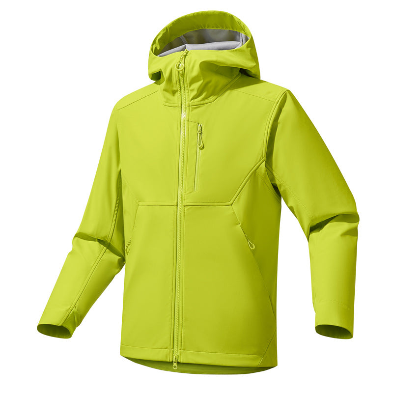 Herren Technische Softshell-Hoodiejacke mit Kapuze, winddichter Membran und ergonomischem Schnitt Shop Nory