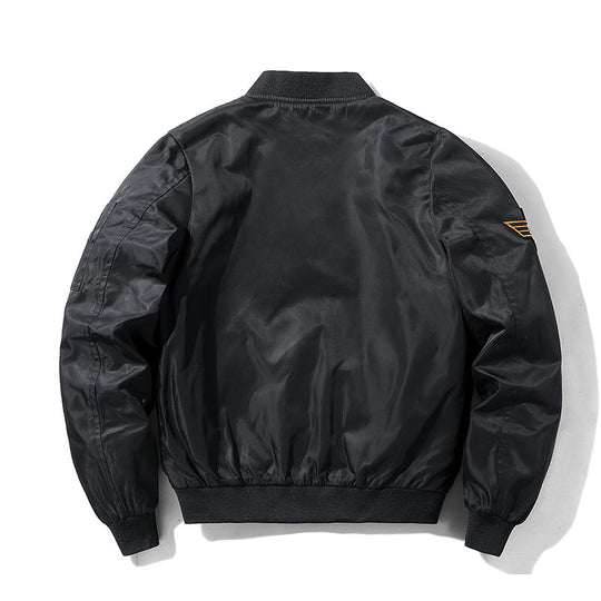 Herren Bomberjacke im Fliegerstil mit Nylon‑Shell, Patch‑Applikationen und Ärmeltasche Shop Nory