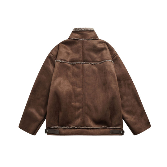 Herren Flieger‑Lederblouson mit Lammfellkragen und verstellbarem Saum Shop Nory