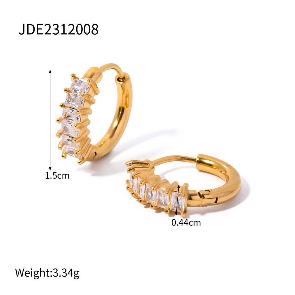 Damen Creolen Ohrringe mit elegantem Design und hypoallergenen Eigenschaften Shop Nory