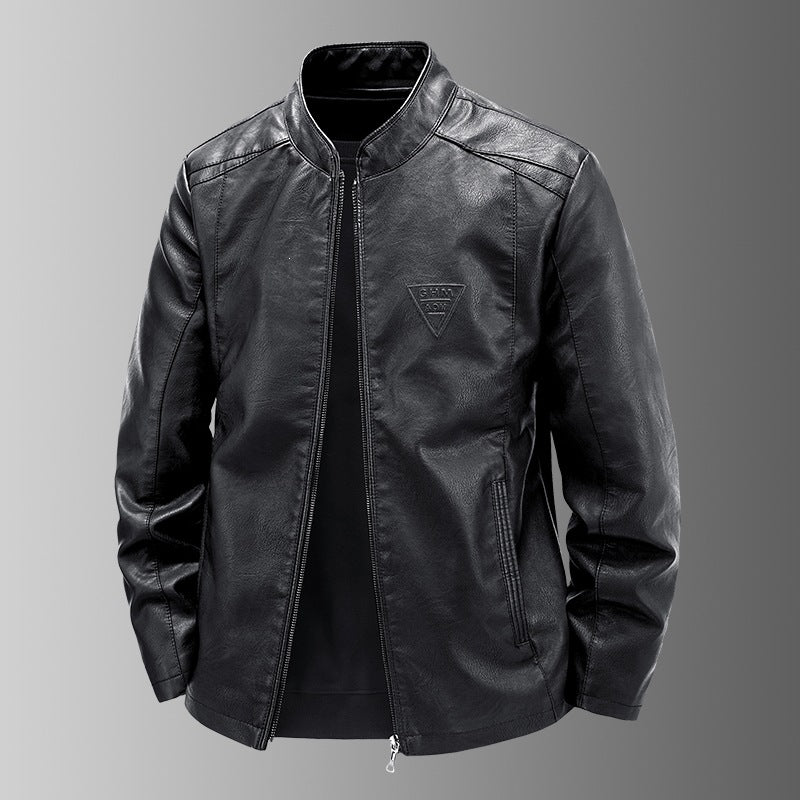 Herren Hochwertige Kunstlederjacke Shop Nory