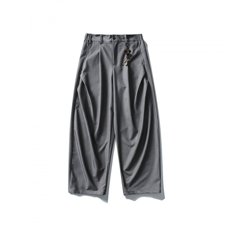 Herren Weite Bundfalten‑Hose im Culotte‑Stil mit tiefem Schritt Shop Nory