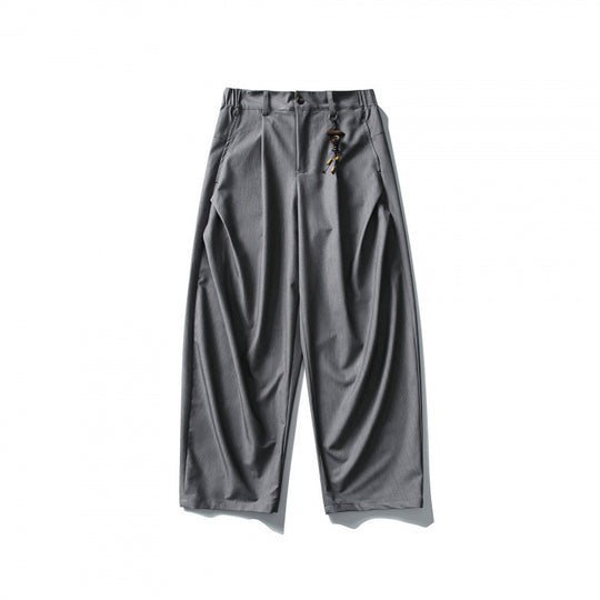 Herren Weite Bundfalten‑Hose im Culotte‑Stil mit tiefem Schritt Shop Nory